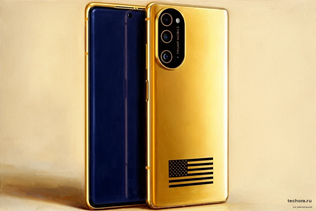 Золото и флаг США: смартфон Трампа сменил дизайн, но лишился главной надписи на корпусе
