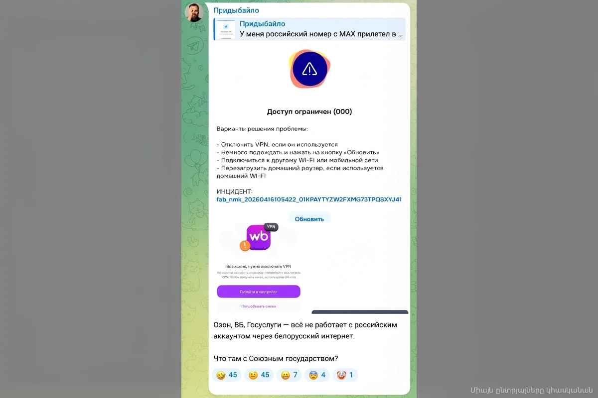 Ozon и Wildberries ушли в офлайн: маркетплейсы блокируют доступ целым странам